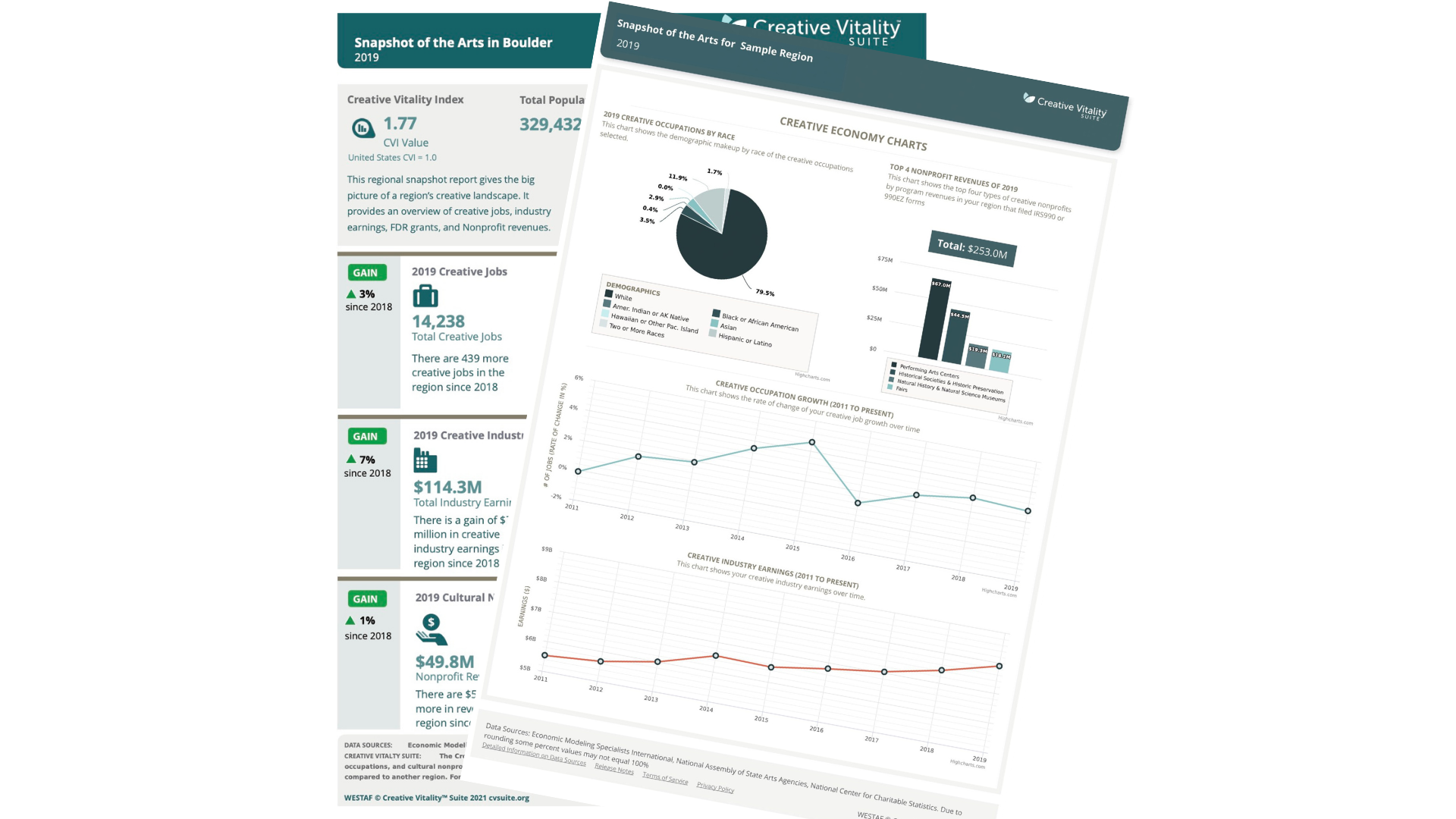 Reports & Visualizations from CVSuite