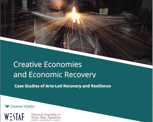 Report cover for the Creative Economies and Economic Recovery: Case Studies of Arts-Led Recovery and Resilience report