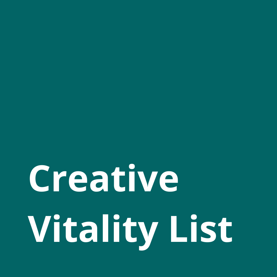 DataEd by CVSuite - link to creative vitality list