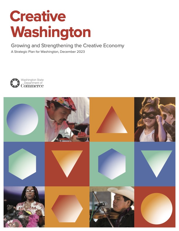 Cover for the Creative Washington report.